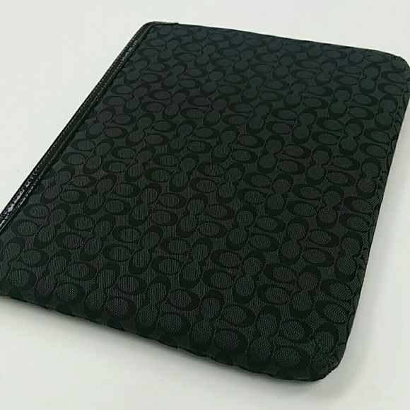 Coach black logo padded tablet case - Picture 2 of 7